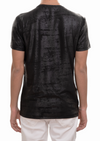 Black Splatter Tech Print Tee