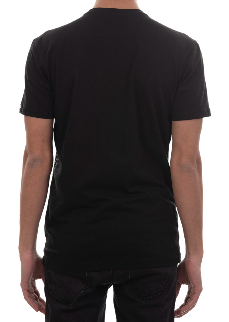 Black Gold Silicon Studded Tee
