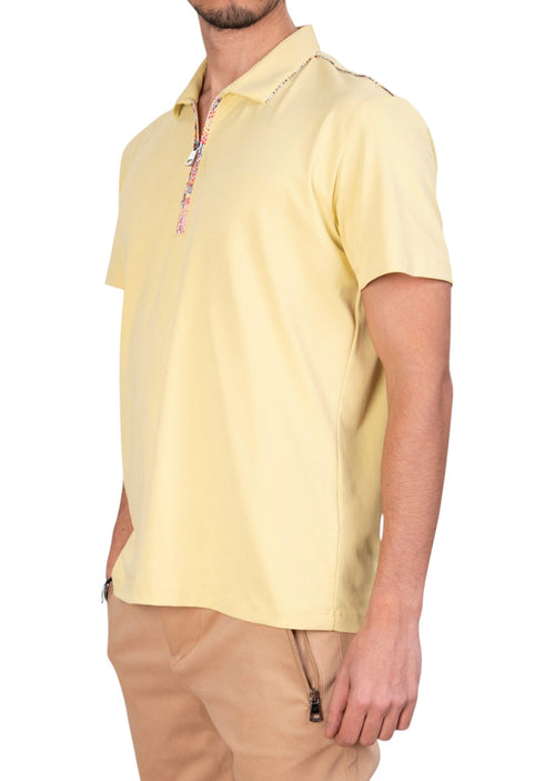 Yellow Pique Performance Polo