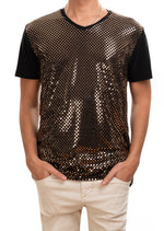 Black Gold Square Tech Tee