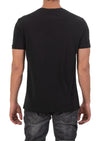 Black Silver Splash Sequin Tech Tee