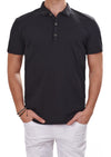 Black Tonal Stripe Class Polo