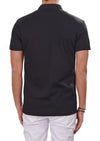 Black Tonal Stripe Class Polo