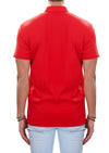 Red Tonal Stripe Class Polo