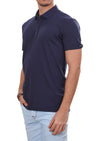 Navy Tonal Stripe Class Polo