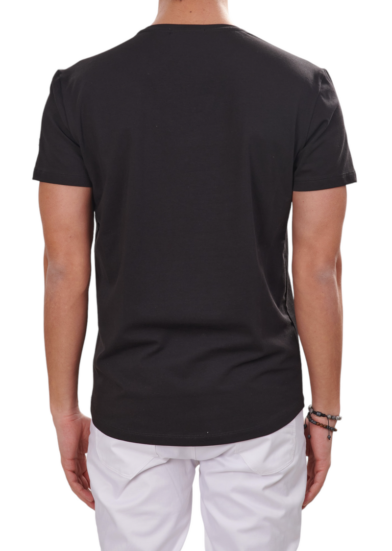 Black Fleur De Lis & Bandana Tee