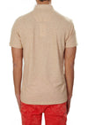 Beige Square Luxe Knit Polo