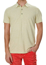 Green Square Luxe Knit Polo