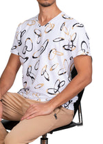 White Gold Ring Print Tee