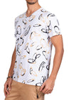 White Gold Ring Print Tee