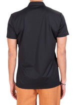 Black Zipper Perform Luxe Polo