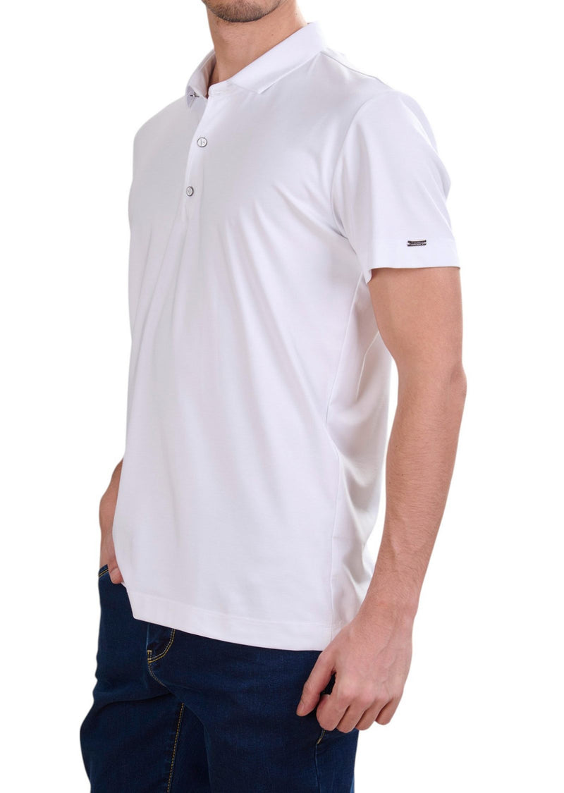White Class Perform Luxe Polo