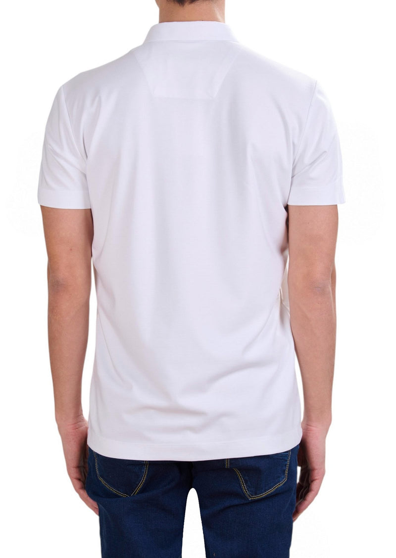 White Class Perform Luxe Polo