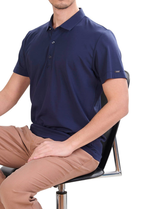 Navy Class Perform Luxe Polo