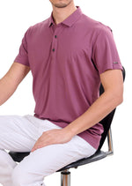 Burgundy Class Perform Luxe Polo