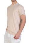 Beige Premium Interlock Knit Tee