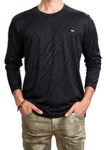 Black Mirror Cut Knit Sweater