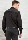 Black Knit Studded Shirt