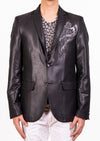 Black Embroidery "Dangerous" Blazer