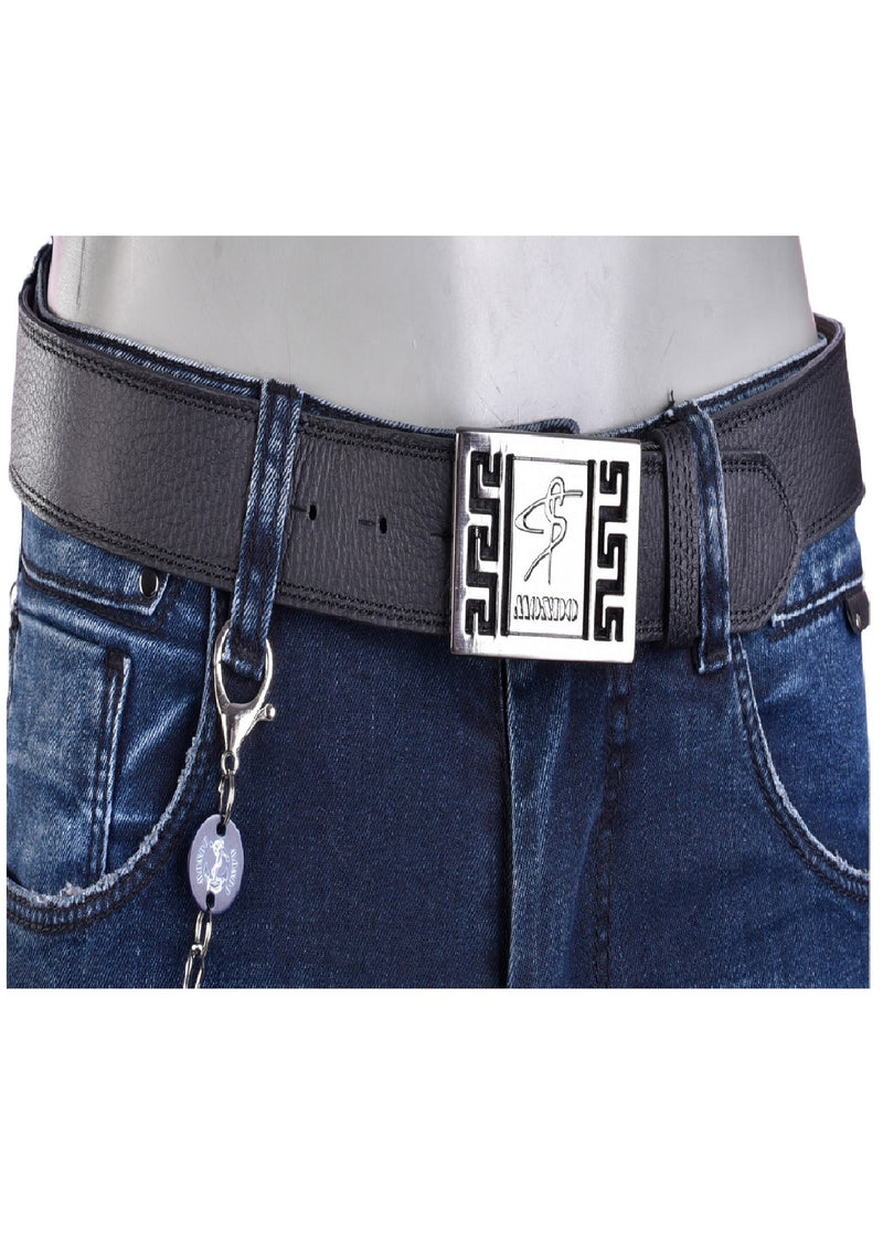 Black Custom-made Meander Belt