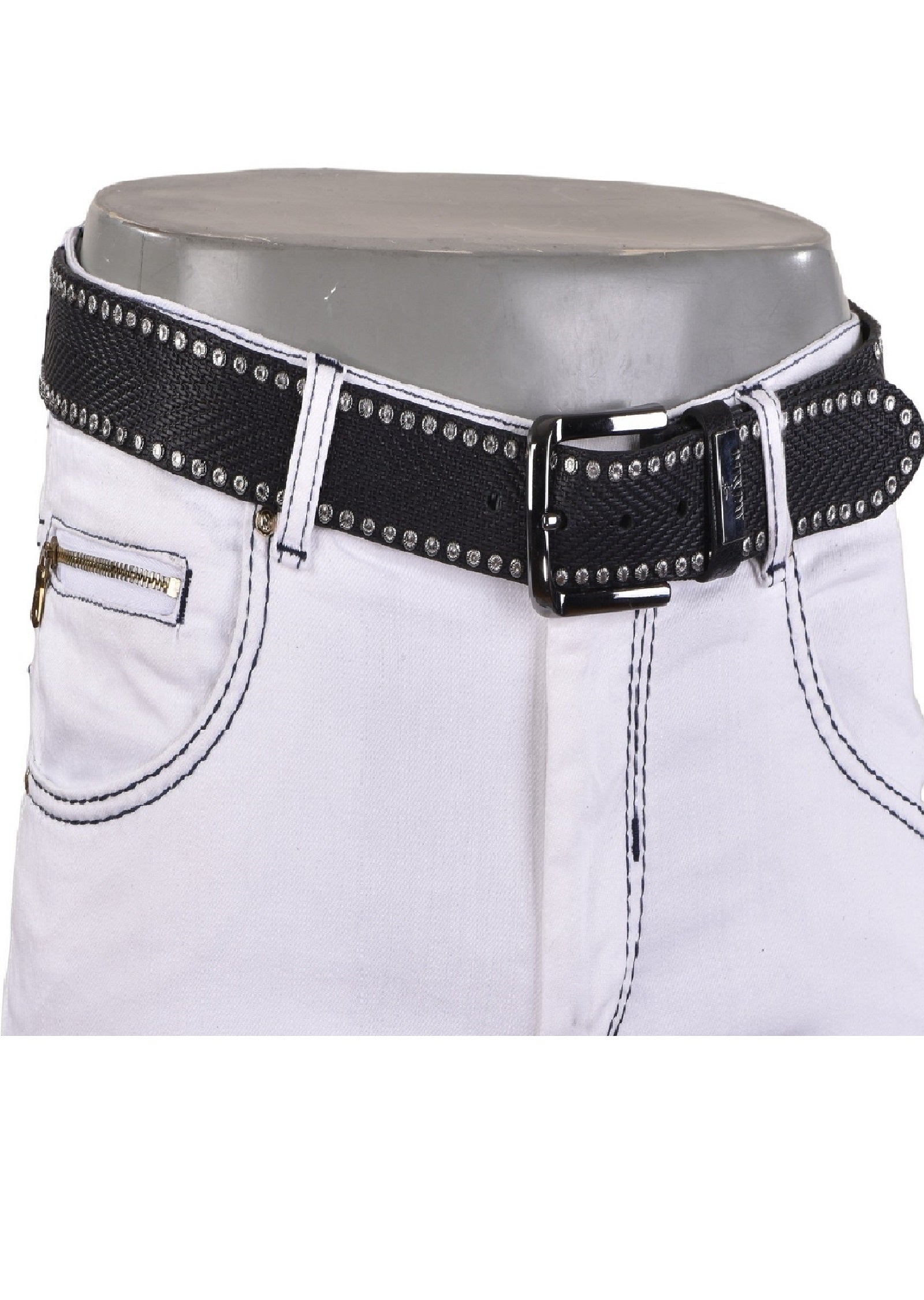 Black Textured Studded Belt – MONDO Menswear Black Textured Studded Belt – MONDO Menswear