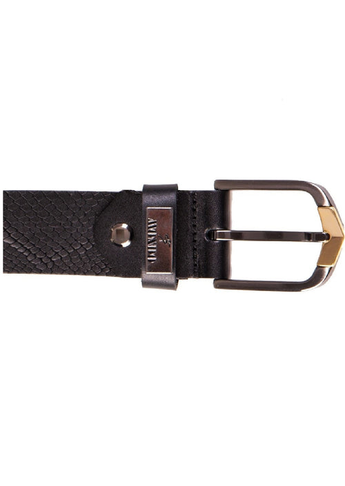 Black Gold Studded Belt