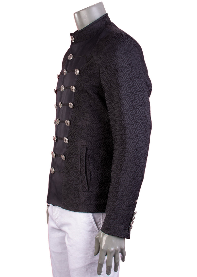 Black Braided Jacquard Deluxe Jacket