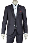 Navy Jetsetter Jacquard 2-Pieces Suit