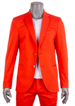 Scarlet Red Luxe Comfort Stretchy Blazer