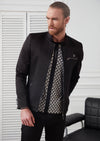 Black Tech Studded Jacket