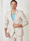 Beige Modern Luxe 2-Pieces Suit