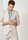 Beige Modern Luxe 2-Pieces Suit