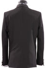 Black Zigzag Loop Detailed Blazer