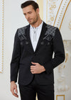 Black Mirror Embroidery Blazer