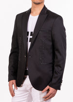 Black "Spike" Studded Blazer