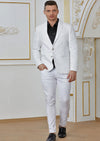 White Meander Emboss Blazer