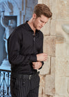 Black Embroidery & Stud Detailed Shirt