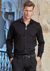 Black Embroidery & Stud Detailed Shirt