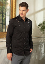 Black Accessories Long Sleeve Shirt