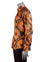Tiger Print "All Over" Silky Shirt