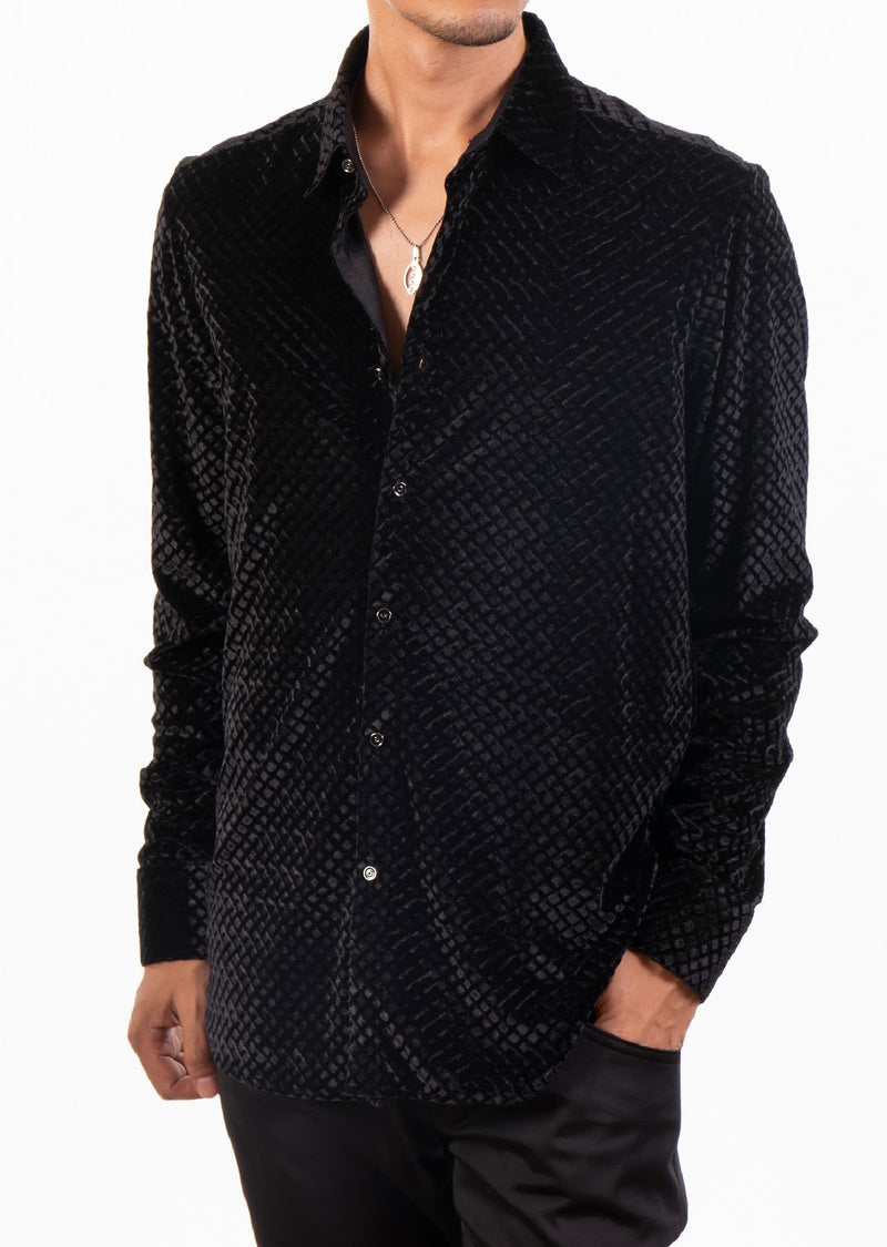 Black Diamond Luxe Velvet Shirt