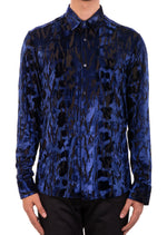 Royal Blue Crush Burnout Shirt