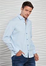 Blue Jacquard Comfort Luxe Shirt