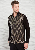 Black Gold Textured Exclusive Shirt