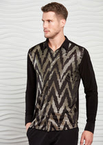 Black Gold Textured Exclusive Shirt