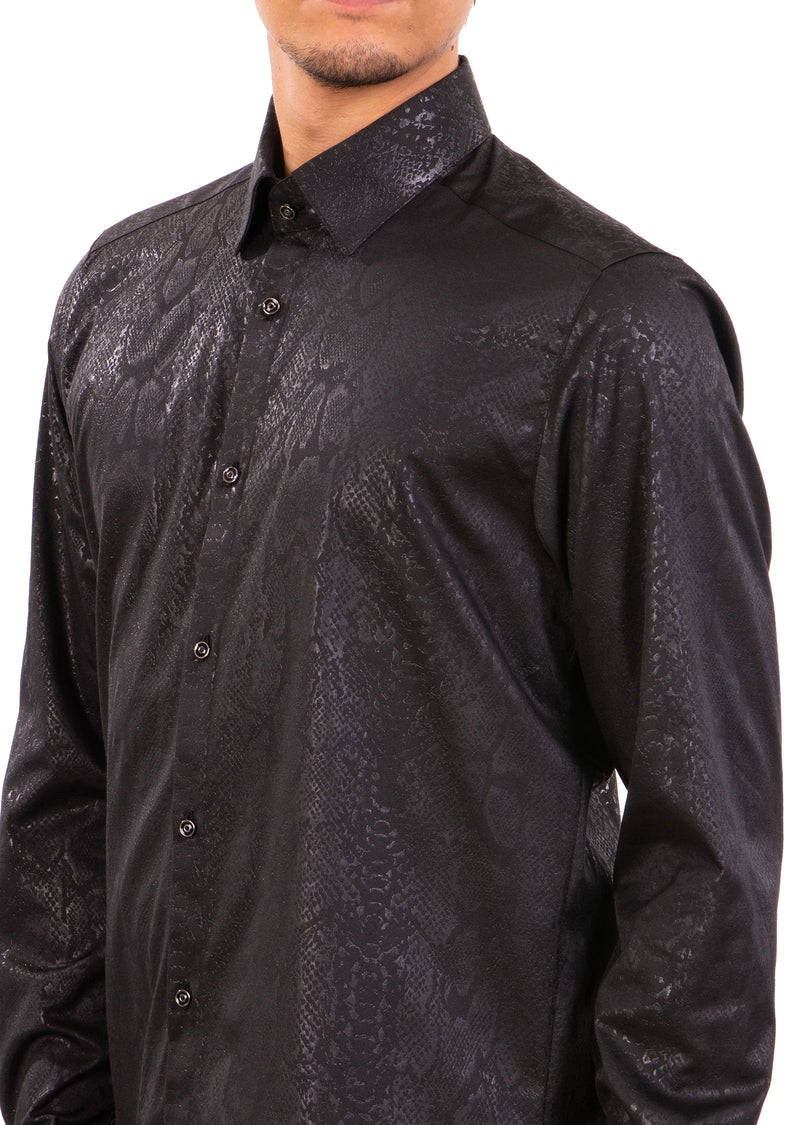 Black Snake Stretchy Shirt