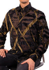 Black Gold "Miami" Velvet Shirt