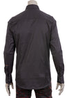 Black Single Chest Pocket Tape Shirt