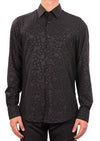 Black "Dream" Print Stretchy Shirt