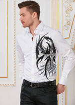 White Wings Rhinestone Shirt